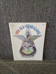 1981 MLB BASEBALL ALL-STAR GAME PROGRAM - CLEVELAND - GREAT PHOTOS - Bild 1 von 1