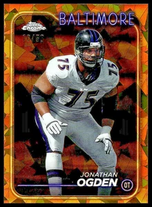 2024 Topps Chrome Sapphire - Jonathan Ogden #5 Gold Sapphire Refractor /50 - Bild 1 von 2