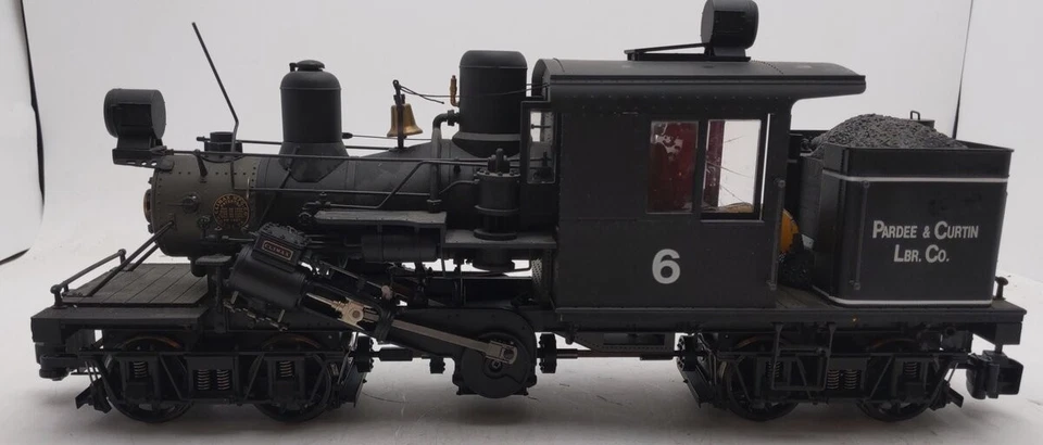Bachmann 81180 G Scale Pardee & Curtin Lumber Climax Steam Locomotive #6 - Image 1 of 4