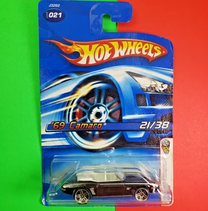 2006 Hot Wheels First Editions 69 Camaro Convertible #21 ~ PR5 spoke wheels - Picture 1 of 6