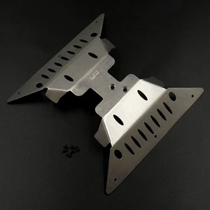 Yeah Racing Stainless Steel Skid & Side Plate Set For Axial Capra 1/10 RC Car - Picture 1 of 2