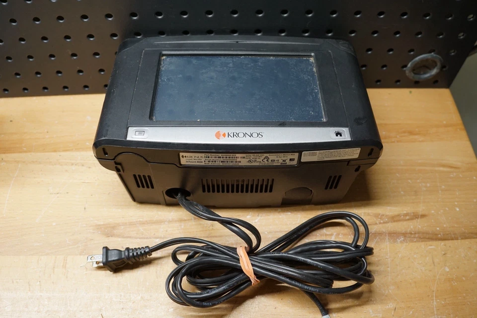 Kronos InTouch 9000 8609000-023 Time Clock With Power Supply - Image 1 of 4
