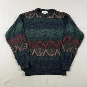 Vintage Natural Issue Geometric Knit Pullover Sz M - Picture 1 of 9