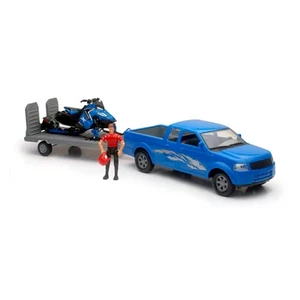 New Ray Toys 1:18 Scale Pickup with Polaris Switchback 800 Replica Motorcycle - Picture 1 of 3
