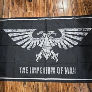 Warhammer 40k The Imperium Of Man Banner 40k Imperial Guard Space Marines Krieg - Bild 1 von 5