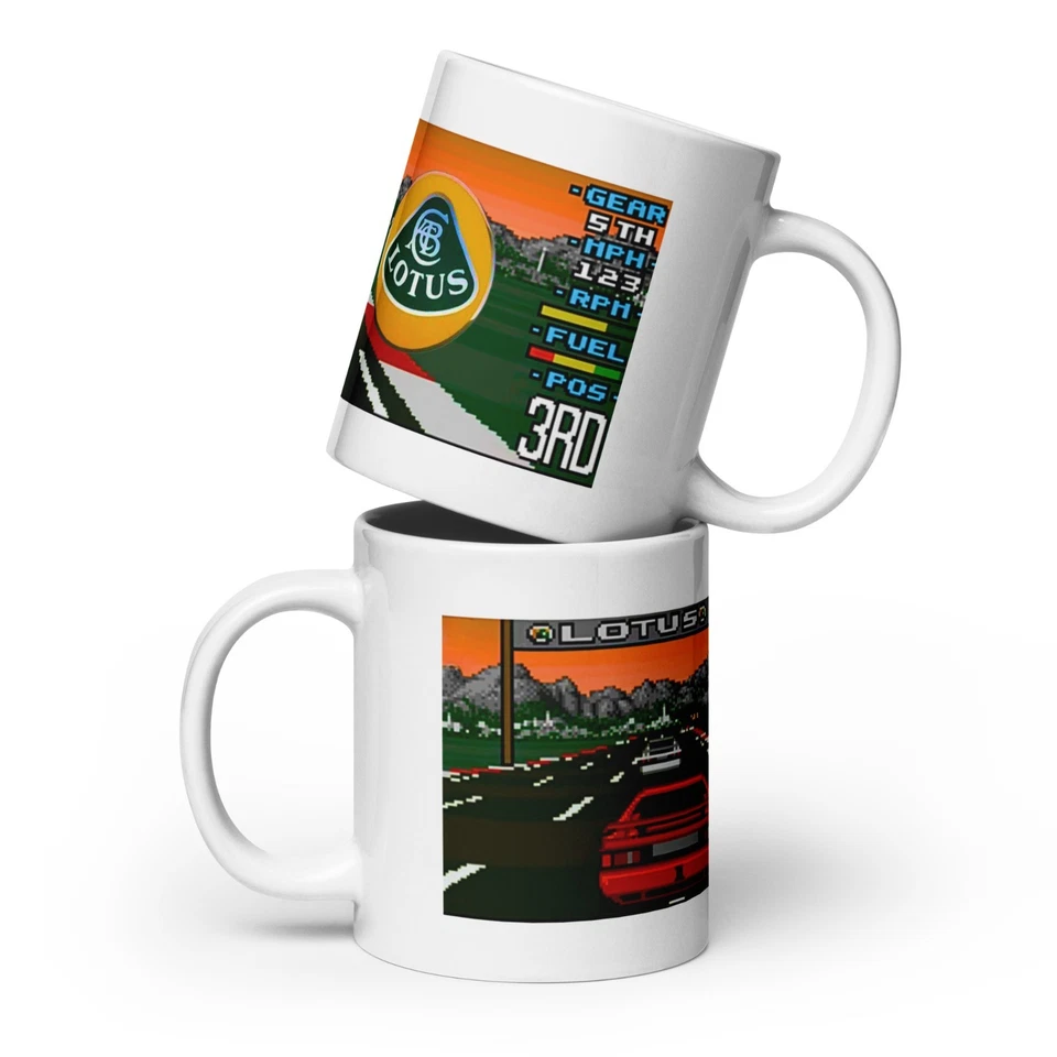 Lotus Turbo Challenge 2 Retro Mug – 11oz - Image 1 of 4