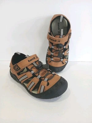 Kamik Niños Talla US1 Zapato de Verano Sandalia Senderismo Marrón Tostado Negro Foto 1 de 4