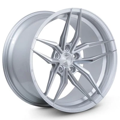 F21x9/R21x10.5"Staggered Ferrada Wheels F8-FR5 Silver Machined Flow Formed Rims Foto 1 de 4