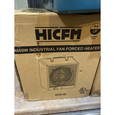 Electric Portable Fan-Forced Heater 240V 4800W, Fast Heats Up to 500 ft². wit... - Image 1 of 3