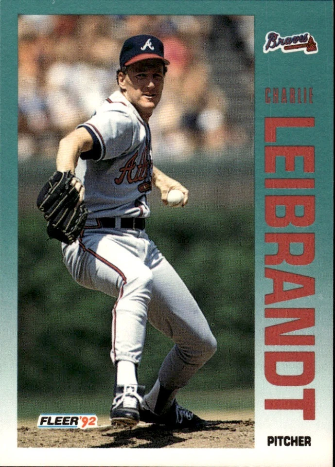 1992 Fleer #361 Charlie Leibrandt [GOATCARDS] - Image 1 of 2
