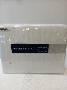 New Sheridan Classic Percale White Queen Bed Quilted Bedskirt 300 Thread Count - Picture 1 of 6