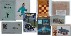TINTIN ET MILOU Lot d'anciens et récents documents et autres - Foto 1 di 15