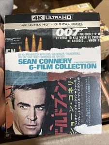James Bond Sean Connery 6-Film Collection 4K W/Slipcover And Digital Included!! - Picture 1 of 11
