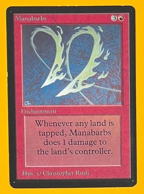MTG MANABARBS Beta (OldManMTG 012-135) - Image 1 of 4