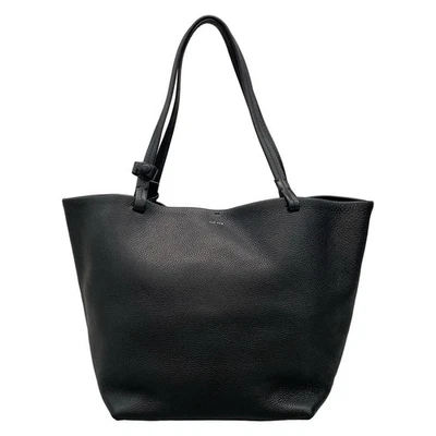 Auténtico bolso de mano THE ROW Park Tote Three - de cuero negro Foto 1 de 4