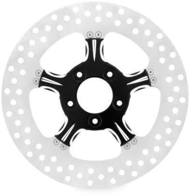 Máquina Xtreme - 0133-1800XFRS-BMP - Rotor de freno feroz, corte negro exquisito~ Foto 1 de 3