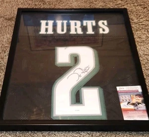 Jalen Hurts Philadelphia Eagles Rookie handsigniertes Trikot JSA COA - Bild 1 von 8