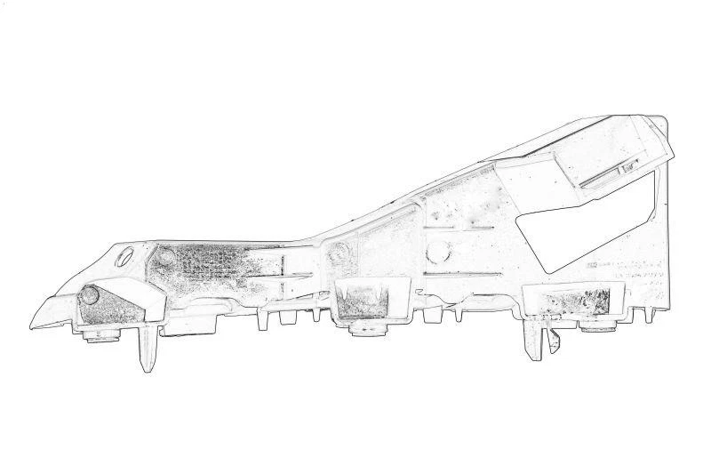 2514048 SUPPORTO PARAURTI ANTERIORE SINISTRO PER FORD PUMA DAL 2020 NUOVO