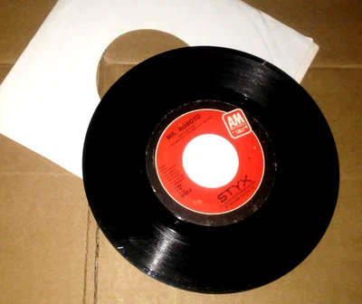 STYX Mr. Roboto/Snowblind A&M 45 RPM L@@K! - Image 1 of 2