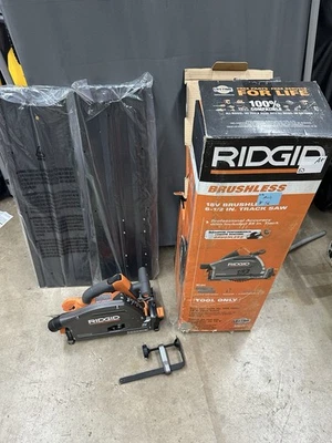 Беспроводная бесщеточная гусеничная пила RIDGID 6-1/2 дюйма 18 В R48630B (только инструмент) в открытой коробке - Изображение 1 из 4