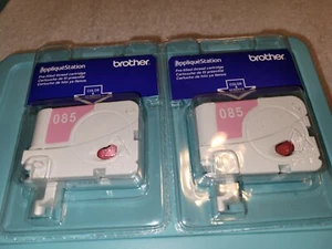 2 Brother Applique Station THREAD CARTRIDGES # 085 TAC085 Pink BRAND NEW - Picture 1 of 1