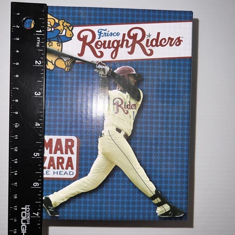 Frisco Rough Riders Nomar Mazara Bobble Head Baseball Minor League Cover