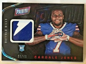 Cardale Jones 2016 Panini The National HYPERPLAID 2 color Glove Patch RC #'d/49 - Picture 1 of 2