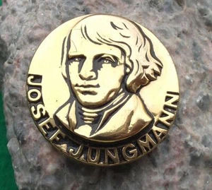 1973 Josef Jungmann Czech Poet National Hero Hudlice Commemorative Medal - Picture 1 of 2
