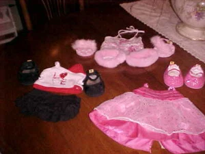 LOT  BUILD-A-BEAR WORKSHOP (BABW)  COSTUMES/OUTFITS  THREE (3) TOTAL - Picture 1 of 12