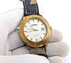 Watch Slava Vintage Ussr Soviet Mechanical 21 Jewels Men's Wristwatch C.V CHRONO