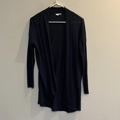 Cárdigan suéter ligero halógeno para mujer manga larga negro liso talla XS Foto 1 de 4