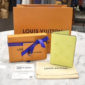 NWT Louis Vuitton Lemonade Taigarama Monogram Pocket Organizer Wallet AUTHENTIC - Picture 1 of 8