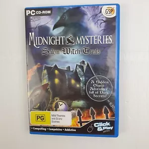 Midnight Mysteries - Salem Witch Trials PC CD-ROM Game, Adventure/Hidden Object - Picture 1 of 5