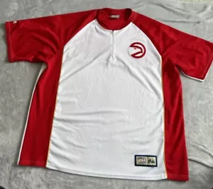 Camiseta deportiva de tiro Majestic Atlanta Hawks Hardwood Classics de colección 2XL NBA roja - Imagen 1 de 11