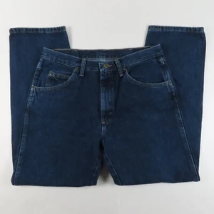 Wrangler Rugged Wear Men Jeans Size 34x30 Regular Fit Straight Medium Wash Denim - Picture 1 of 10