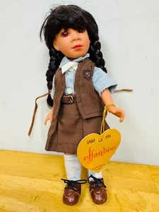 Effanbee Girl Scout Vinyl Doll in Brown uniform 9in w/ tag - Picture 1 of 6