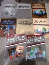 Abeka Old World History & Geography Set 5th Grade 5 Current Exclnt Bonus