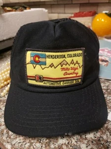 Vtg WORRELL BRO TRUCKER HAT SNAP BACK HENDERSON CO RYDER AUTO Carrier Mile High  - Picture 1 of 12