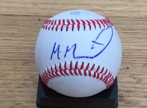 Béisbol firmado con autógrafo Manuel Margot Milwaukee Brewers Rays Padres - Imagen 1 de 1