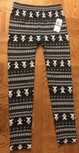 Pink Republic Womens Cozy Fleece Leggings Size Large-Brand New-SHIPS N 24 HOURS - Picture 1 of 3