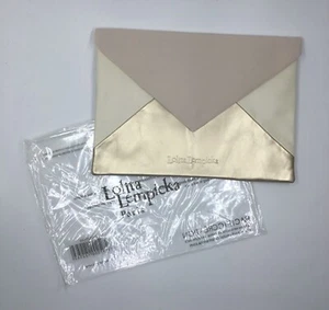 BORSA BUSTA LOLITA LEMPICKA nuova con scatola borsa cosmetica rosa oro rosa grande 10 x 7 1/4 - Foto 1 di 4