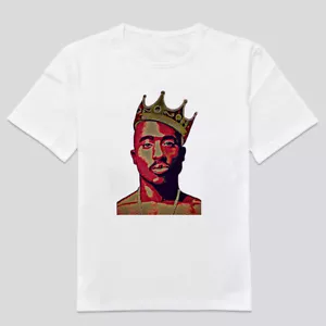CUSTOM T SHIRT TUPAC SHAKUR 2PAC RAPPER MUSIC HIP HOP R&B VINTAGE TEE ARTIST - Picture 1 of 3