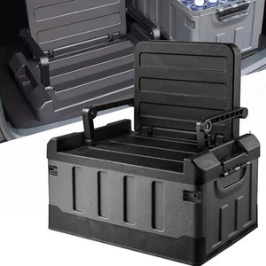 Car Cargo Storage Box Vehicle Trunk Organizer Tray Collapsible Foldable PP 60L - Picture 1 of 10