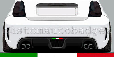 Fiat 500 Abarth Sport 595 695 Rear Italian Flag Car Vinyl Sticker Decal Stripes • 7.97€