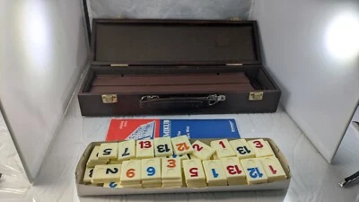 Rummikub Pressman Tournament Tiles Timer Racks Instructions Carrying Case Rummy - Image 1 of 4