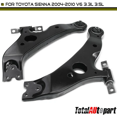 2x Brazo de control para Toyota Sienna 2004-2010 V6 3,3 L 3,5 L delantero izquierdo y derecho inferior Foto 1 de 4