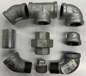 "Accesorios de tubería galvanizados maleables surtidos de 150 lb 3/4""" - Imagen 1 de 9