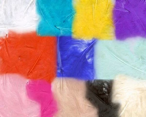 Marabout feathers 8g bag. 3" - 8" Card Making Crafts Embellishments Trimming - Picture 1 of 20