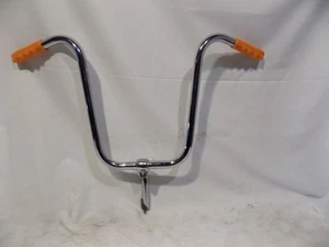 VINTAGE SCHWINN ORANGE KRATE HANDLEBARS MUSCLE BIKE STINGRAY GRIPS NECK 71 1998 - Picture 1 of 17