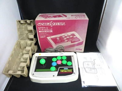 Tested SEGA SATURN Virtua Stick Controller SS w/ manual HSS-0136 from Japan 2 - Image 1 of 4